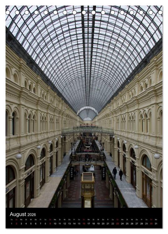 Produktbild: Moskau - Moscow - Ein Stadtportr&auml;t (Tischkalender 2026 DIN A5 hoch), CALVENDO Monatskalender