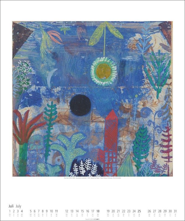 Produktbild: Paul Klee Kalender 2027