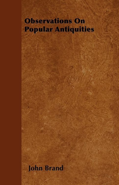 Produktbild: Observations on Popular Antiquities