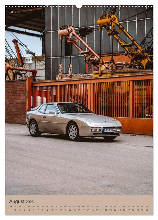 Produktbild: Porsche 944 - Fine Art (Wandkalender 2026 DIN A2 hoch), CALVENDO Monatskalender