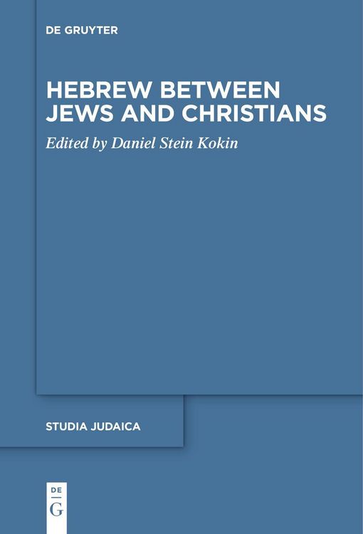 Produktbild: Hebrew between Jews and Christians