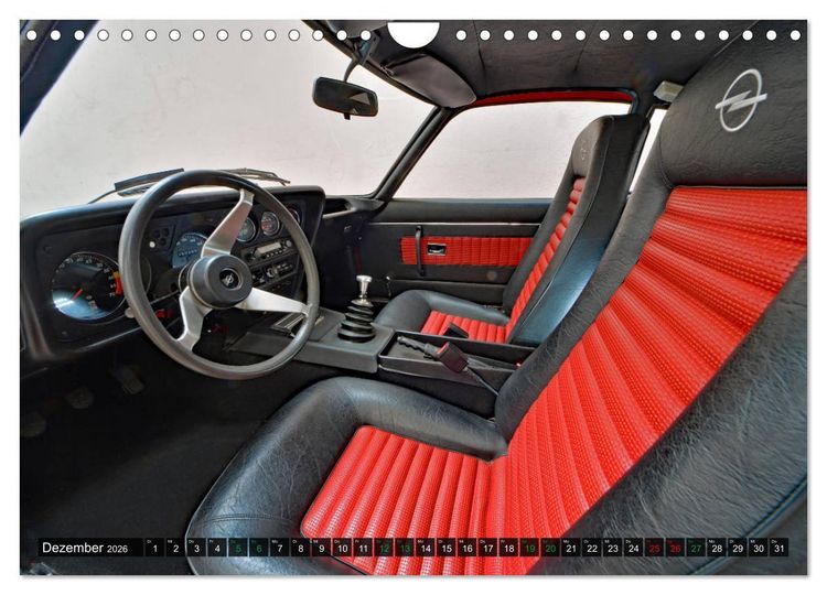 Produktbild: Opel GT 1900 AL Eine deutsche Sportwagenlegende (Wandkalender 2026 DIN A4 quer), CALVENDO Monatskalender