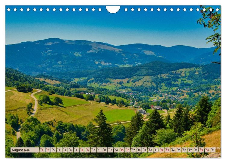 Produktbild: Vogesen - wundersch&ouml;n (Wandkalender 2026 DIN A4 quer), CALVENDO Monatskalender