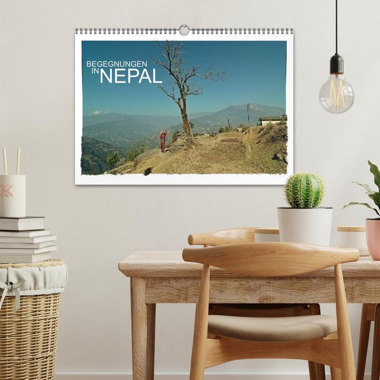 Produktbild: BEGEGNUNGEN IN NEPAL (Wandkalender 2026 DIN A3 quer), CALVENDO Monatskalender