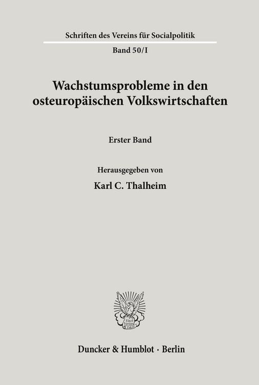 Produktbild: Wachstumsprobleme in den osteurop&auml;ischen Volkswirtschaften.