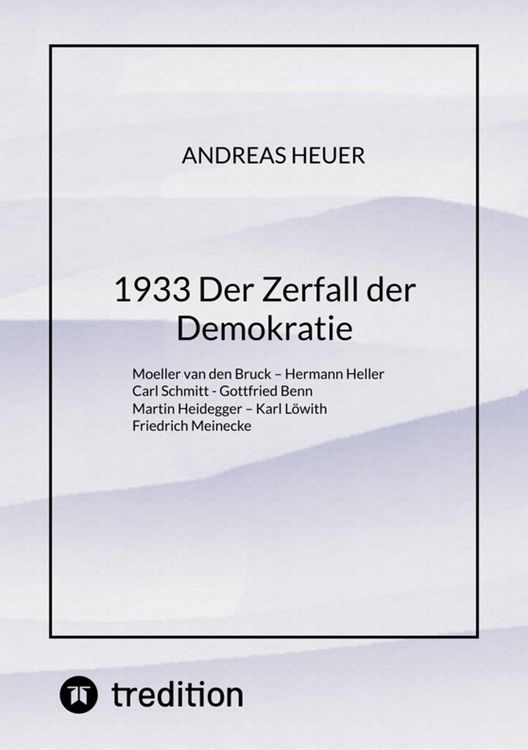 Produktbild: 1933 Der Zerfall der Demokratie