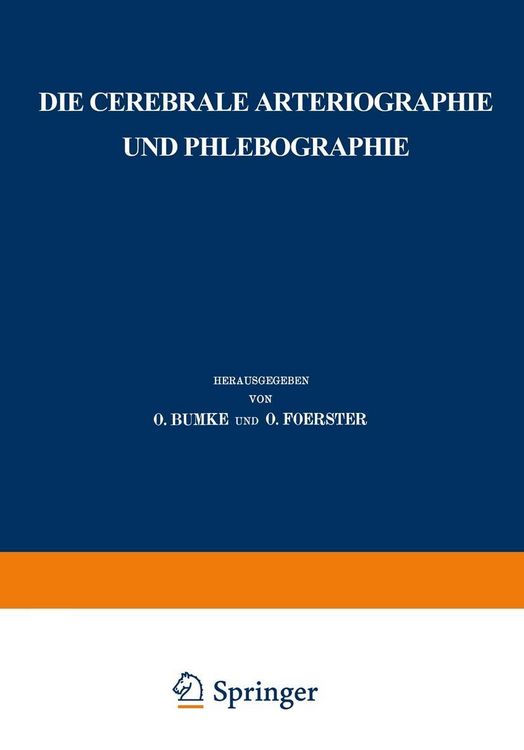 Produktbild: Die cerebrale Arteriographie und Phlebographie