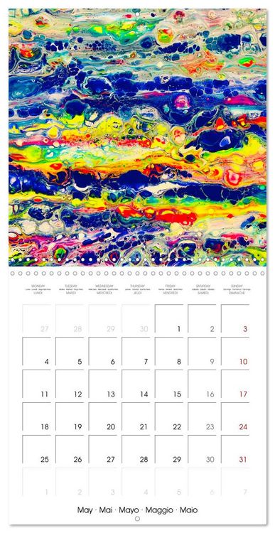 Produktbild: Your year full of rainbows by Katharina Stachanczyk (Wall Calendar 2026 12 &times; 12 Inch) CALVENDO 12 Month Wall Calendar