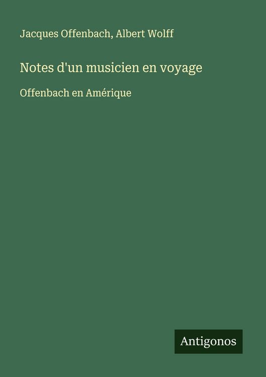 Produktbild: Notes d'un musicien en voyage