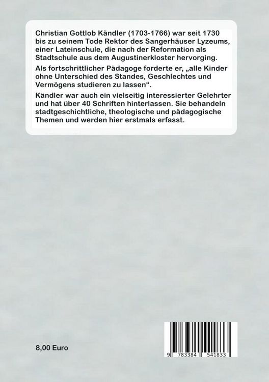 Produktbild: Christian Gottlob K&auml;ndler (1703-1766)