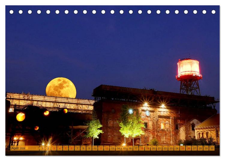 Produktbild: RUHRPOTT LICHTER (Tischkalender 2026 DIN A5 quer), CALVENDO Monatskalender