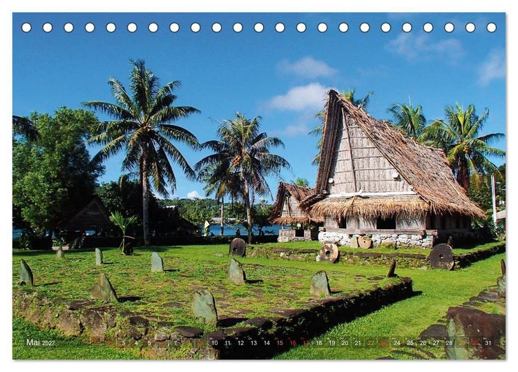 Produktbild: Mikronesien: Yap und Palau (Tischkalender 2027 DIN A5 quer), CALVENDO Monatskalender