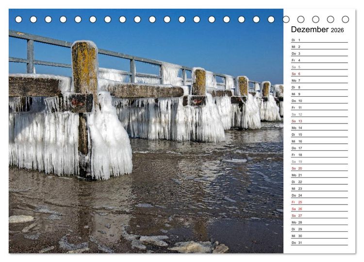 Produktbild: Ostseeheilbad Travem&uuml;nde - Die sch&ouml;nste Tochter L&uuml;becks (Tischkalender 2026 DIN A5 quer), CALVENDO Monatskalender