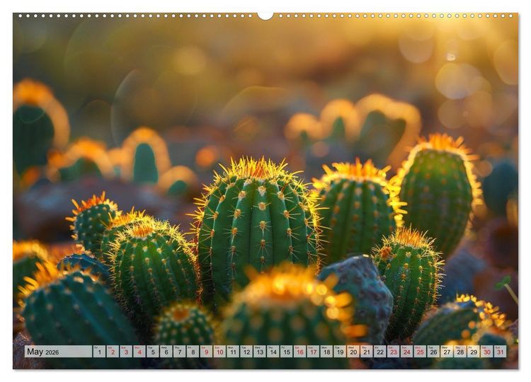 Produktbild: Prickly Cactus Journey (Wall Calendar 2026 DIN A2 landscape), CALVENDO 12 Month Wall Calendar