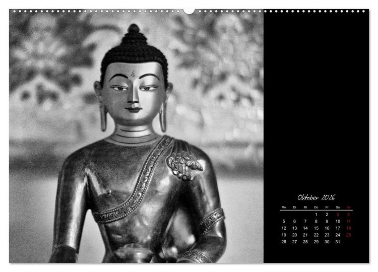 Produktbild: Worte des Buddha 2026 (hochwertiger Premium Wandkalender 2026 DIN A2 quer), Kunstdruck in Hochglanz