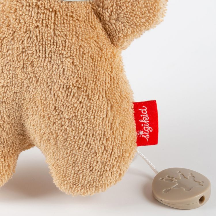 Produktbild: Sigikid 31271 - Mini Spieluhr Hase braun, 19 cm, (mit 1 von 5 Kinderliedern - nicht vorab w&auml;hlbar!), Baumwollfrottee, Farmhouse Family