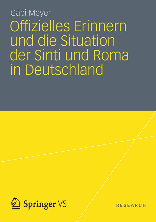 Produktbild: Offizielles Erinnern und die Situation der Sinti und Roma in Deutschland