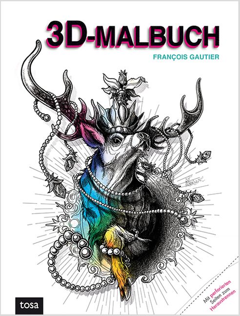 Produktbild: 3D-Malbuch