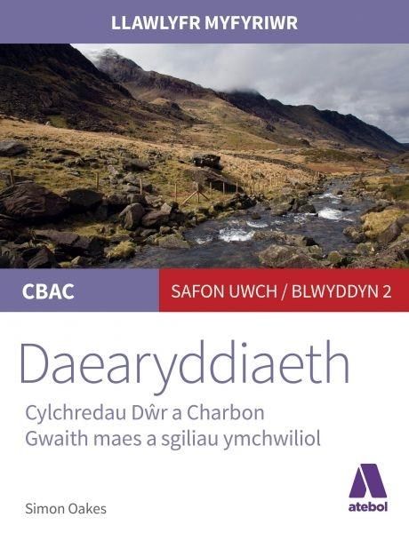 Produktbild: Llawlyfr Myfyriwr Safon Uwch Cbac: Daearyddiaeth Cylchredau Dwr a Charbon