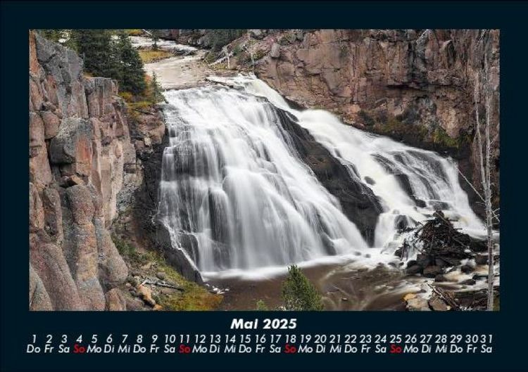 Produktbild: Wasserf&auml;lle 2025 Fotokalender DIN A5