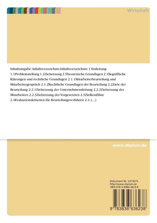 Produktbild: Konzeption und Implementierung eines Mitarbeitergespr&auml;ches als Alternative zur traditionellen Beurteilung