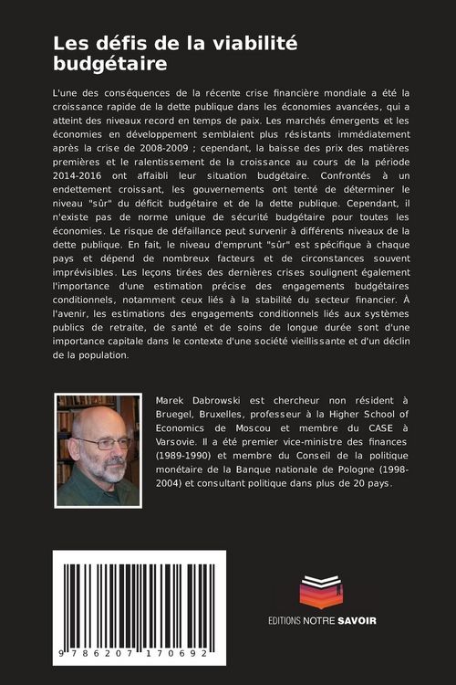 Produktbild: Les d&eacute;fis de la viabilit&eacute; budg&eacute;taire