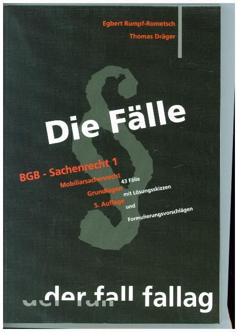 Produktbild: Rumpf-Rometsch: BGB Sachenrecht 1