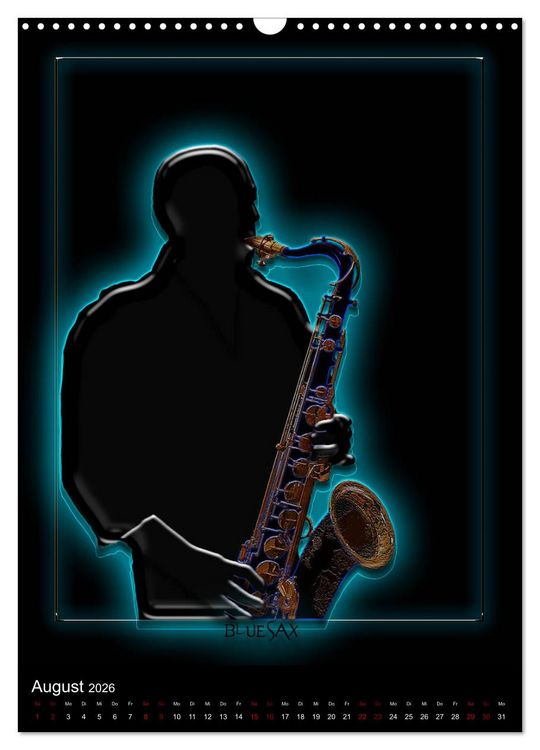 Produktbild: Jazz Ewig (Wandkalender 2026 DIN A3 hoch), CALVENDO Monatskalender