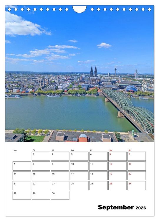 Produktbild: K&ouml;ln und D&uuml;sseldorf - Stadtmomente am Rhein (Wandkalender 2026 DIN A4 hoch), CALVENDO Monatskalender