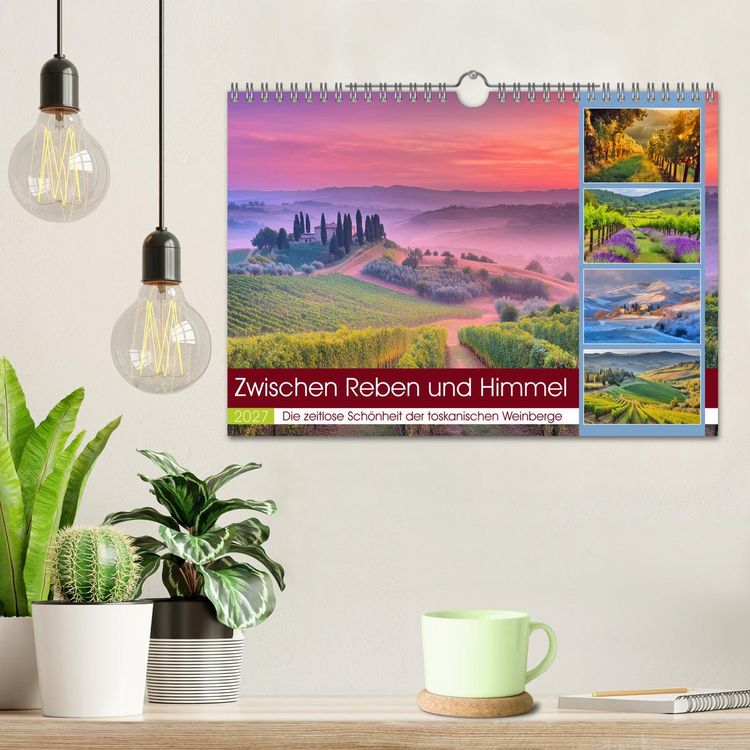 Produktbild: Zwischen Reben und Himmel (Wandkalender 2027 DIN A4 quer), CALVENDO Monatskalender