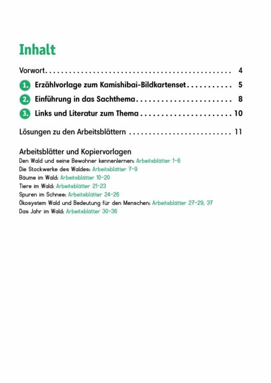 Produktbild: Arbeitsmaterial Grundschule. Sachunterricht. Tiere und Pflanzen im Wald
