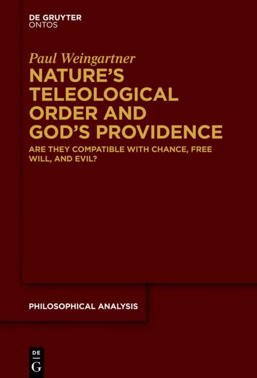 Produktbild: Nature&rsquo;s Teleological Order and God&rsquo;s Providence