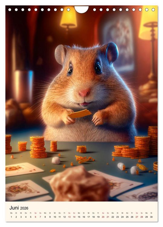 Produktbild: Was f&uuml;r ein Hamster (Wandkalender 2026 DIN A4 hoch), CALVENDO Monatskalender