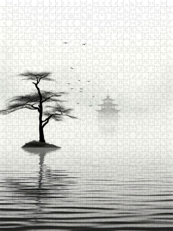 Produktbild: CALVENDO Puzzle Japan, Natur - Ruhe | 1000 Teile Lege-Gr&ouml;&szlig;e 64x48cm Foto-Puzzle f&uuml;r gl&uuml;ckliche Stunden