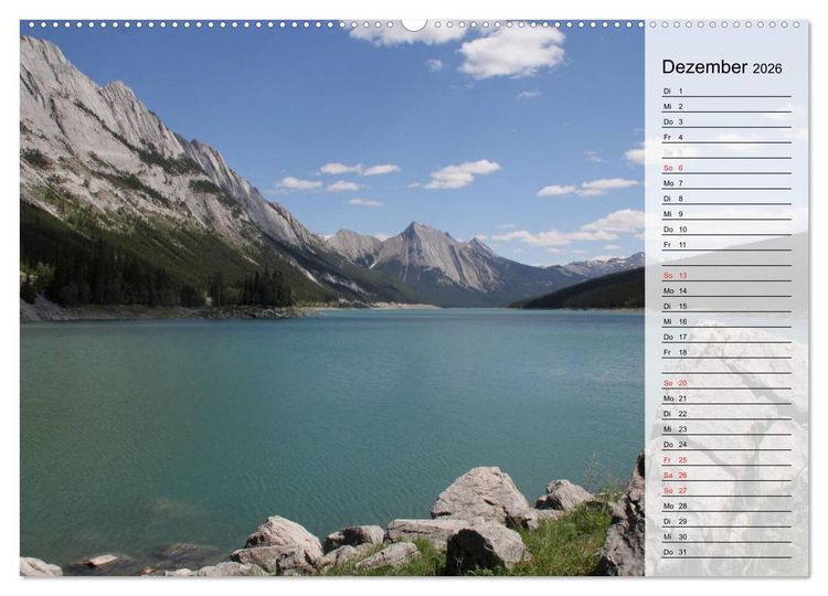 Produktbild: Rocky Mountains 2026 (hochwertiger Premium Wandkalender 2026 DIN A2 quer), Kunstdruck in Hochglanz