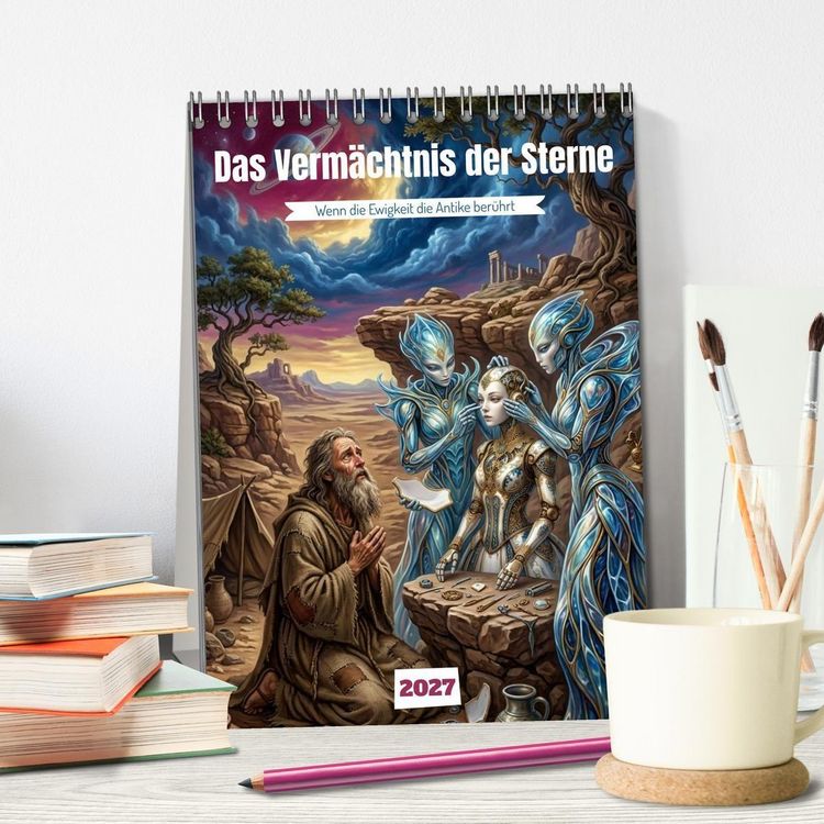Produktbild: Das Verm&auml;chtnis der Sterne (Tischkalender 2027 DIN A5 hoch), CALVENDO Monatskalender