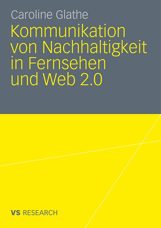 Produktbild: Kommunikation von Nachhaltigkeit in Fernsehen und Web 2.0