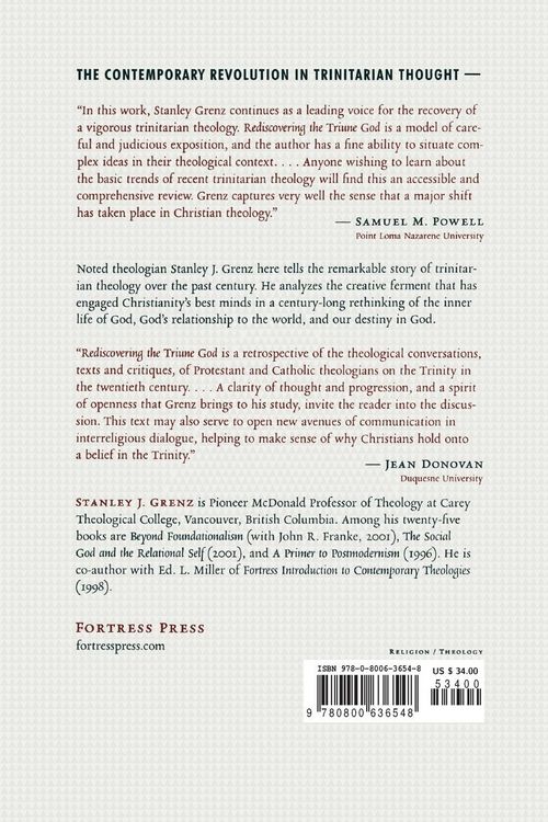 Produktbild: Rediscovering the Triune God