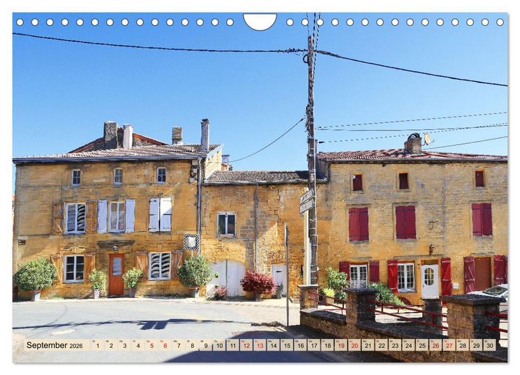 Produktbild: Marville - Renaissance-Dorf in Nordfrankreich (Wandkalender 2026 DIN A4 quer), CALVENDO Monatskalender