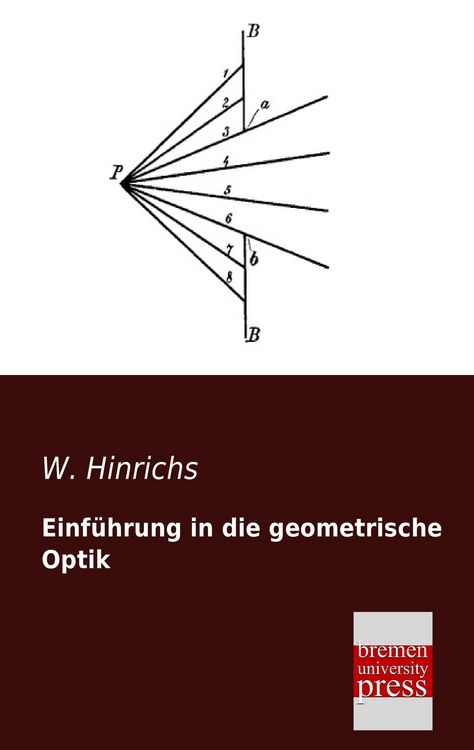 Produktbild: Einf&uuml;hrung in die geometrische Optik