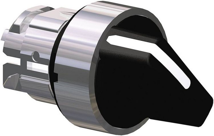 Produktbild: Schneider Electric ZB4BD2 Harmony ZB4BD2 Wahltaste Drehschalter Schwarz 2 x 90 &deg; Drehentriegelung 1 St.