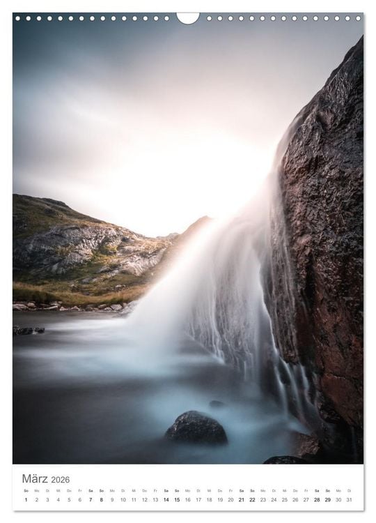 Produktbild: Die Lofoten &ndash; Landschaftsfotografien aus Nordnorwegen (Wandkalender 2026 DIN A3 hoch), CALVENDO Monatskalender