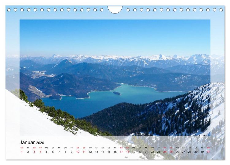Produktbild: Walchensee (Wandkalender 2026 DIN A4 quer), CALVENDO Monatskalender