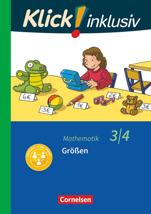Produktbild: Klick! inklusiv - Mathematik, Grundschule / F&ouml;rderschule - Themenhefte f&uuml;r Lernende mit F&ouml;rderbedarf - 3./4. Schuljahr