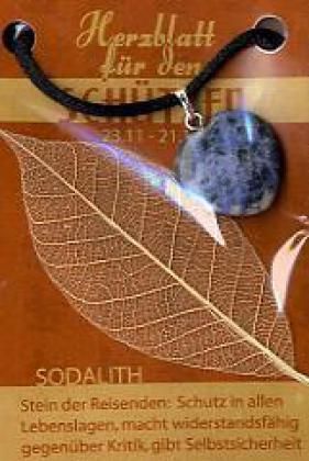 Produktbild: Sodalith Herzblatt, Gl&uuml;cksstein