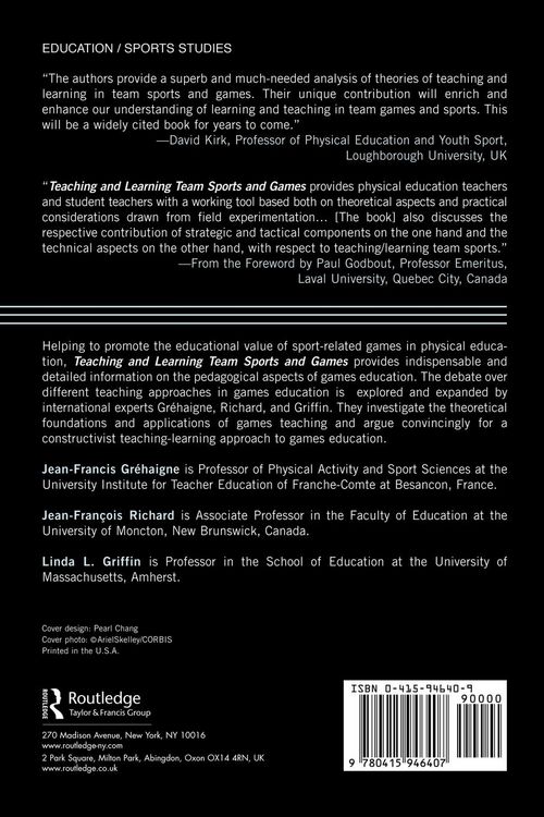 Produktbild: Teaching and Learning Team Sports and Games
