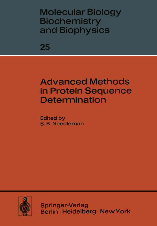 Produktbild: Advanced Methods in Protein Sequence Determination