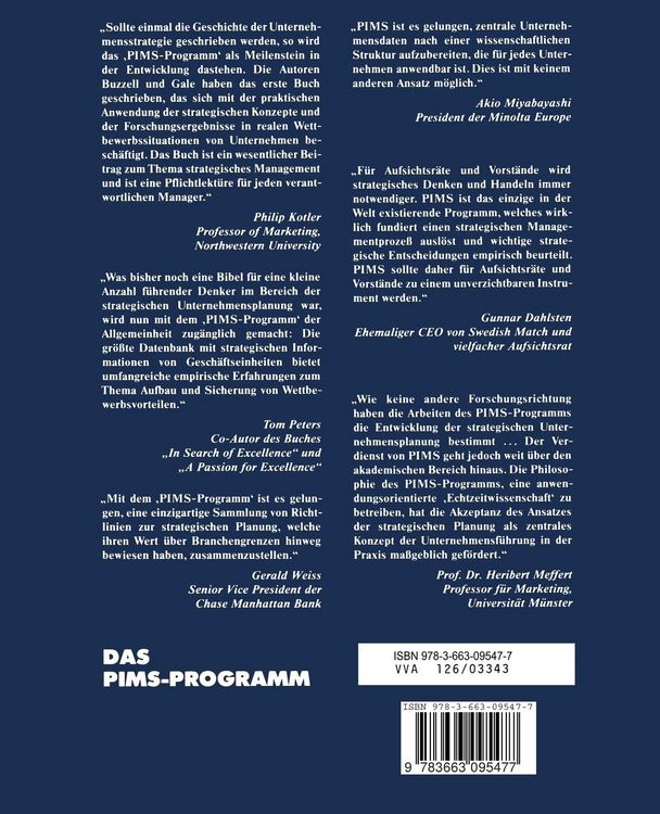 Produktbild: Das PIMS-Programm