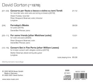 Produktbild: David Gorton: Farnabye's Maske