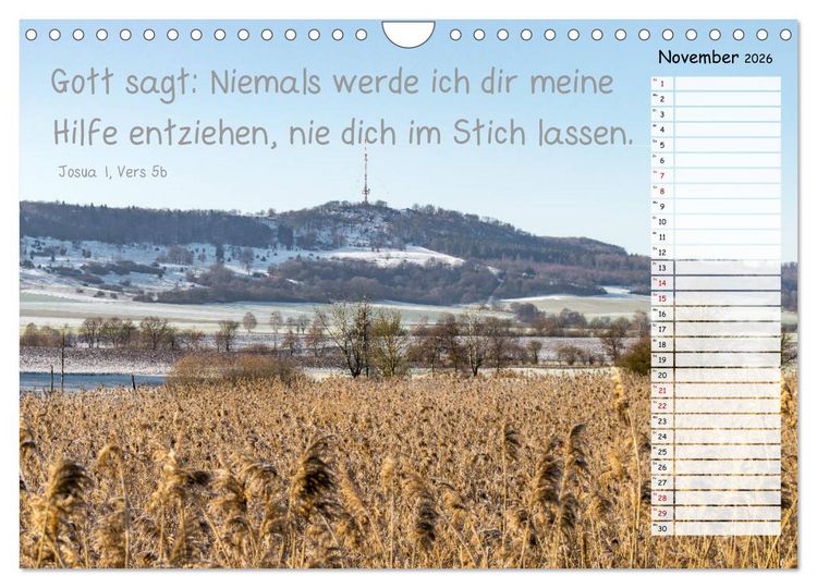 Produktbild: Heimat Hesselberg (Wandkalender 2026 DIN A4 quer), CALVENDO Monatskalender